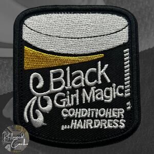Black Girl Magic Grease Iron On Patch